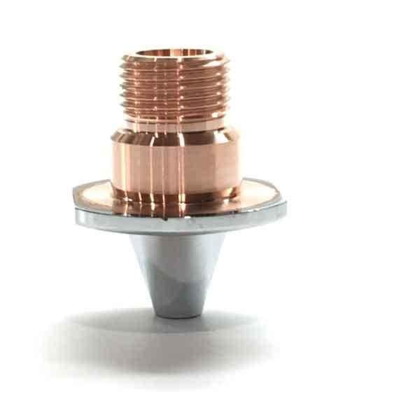 Slim Double Nozzle 2.0Mm Chrome Cutting Head