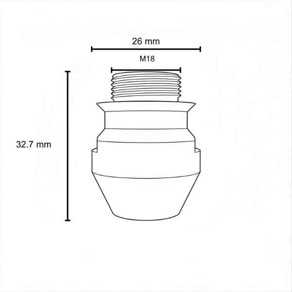 NOZZLE HOLDER FOR FIBER LASER