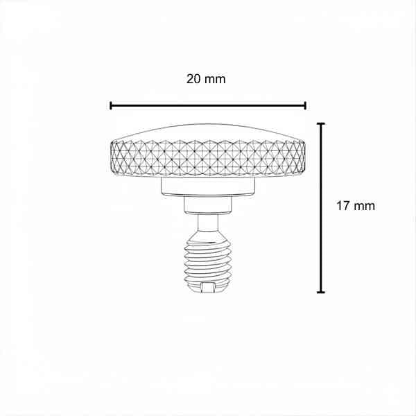 KNURLED SCREW