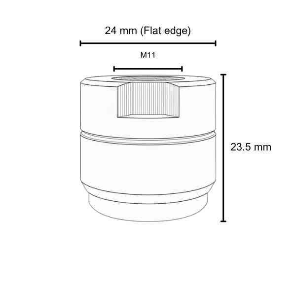 Bystronic Compatible Precision Nozzle Adaptor 2.0