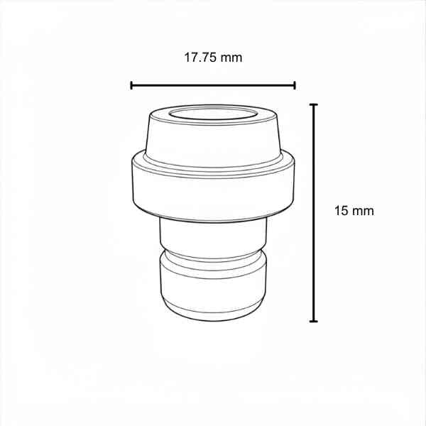 F TYPE NOZZLE Ø 3.0 HARD CHROME TIP