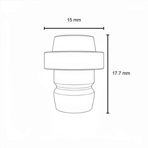 Push-Fit DW F20 Precision Nozzle 2.0mm