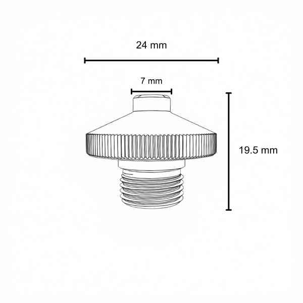 2D Chrome Platino Nozzle 3.0mm