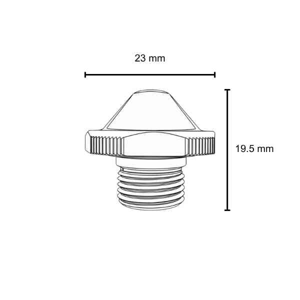 Chrome Single Nozzle 1.5mm