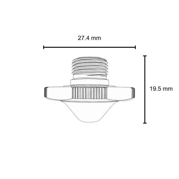 DOUBLE NOZZLE - CHROMED 3.0 MM