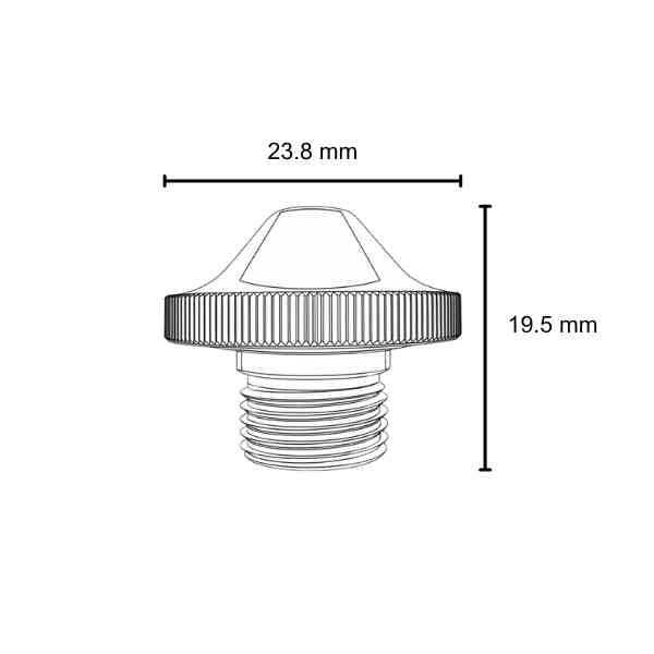 Chrome Nozzle TYPE "D" Ø 1.2