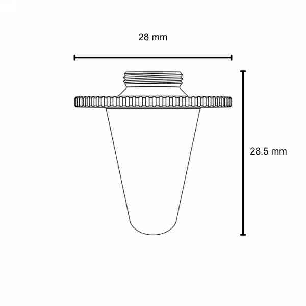 NOZZLE TYPE CS H=30MM Ø 2.5