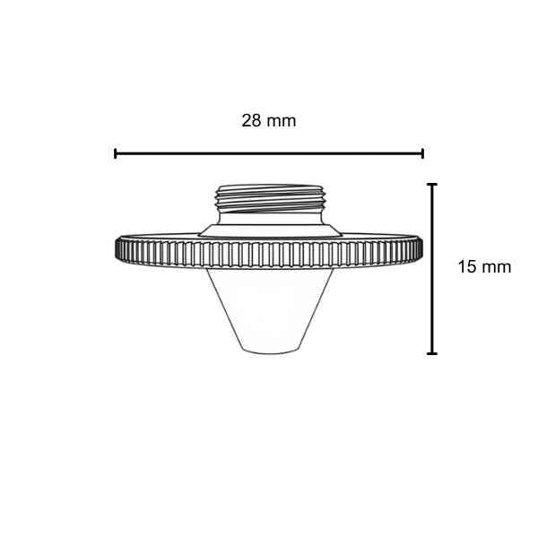 HP Nozzle Hat Shape - 10 Pack - Double - Made in China - 1.8mm