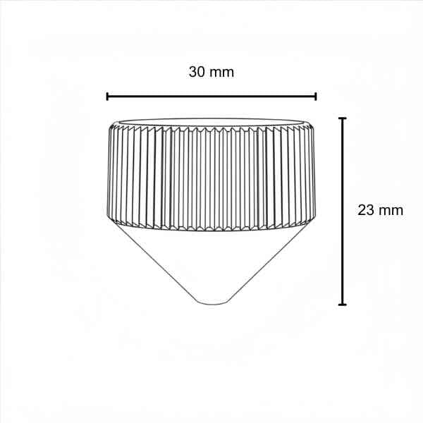 H22.9MM Shield Cap Short