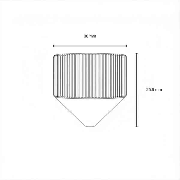 SHIELD CAP AM/MITS H25.9mm