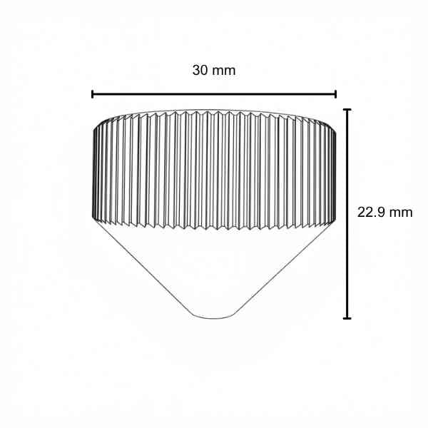 NOZZLE NUT Ø 4.5 H.22.9 MM