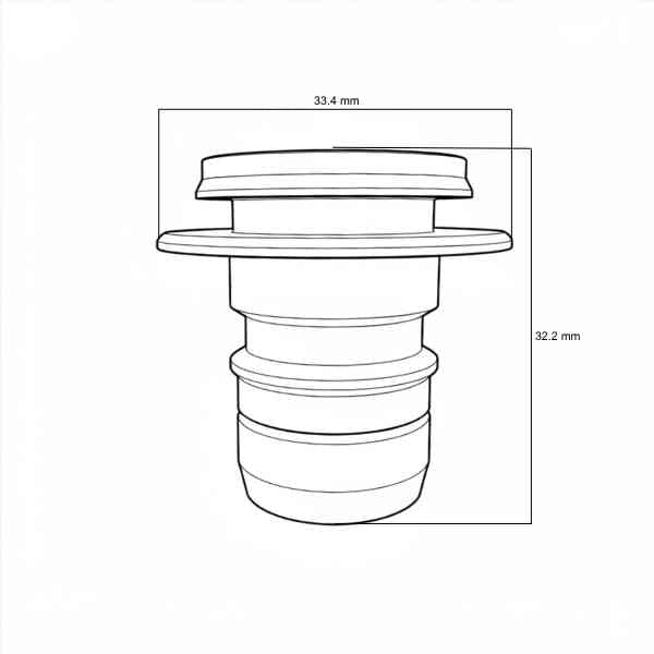 Mazak® Nozzle Holder for "Smooth" Double Nozzles