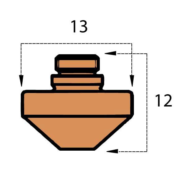 Mazak® 2D Nozzle 1.2Mm For 3D Cutting Head (10 Pack)