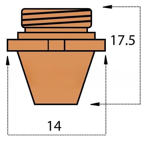Mazak® Standard Nozzle Wide 3.5mm (10 Pack)