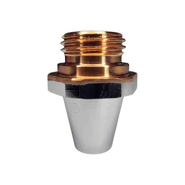 Standard Nozzle Wide Chrome Plated Double 2.0mm (10 Pack)