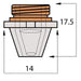 Standard Nozzle Wide Chrome Plated Double 1.2Mm (10 Pack) Cutting Head