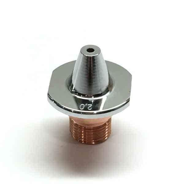 Slim Double Nozzle 2.0Mm Chrome Cutting Head