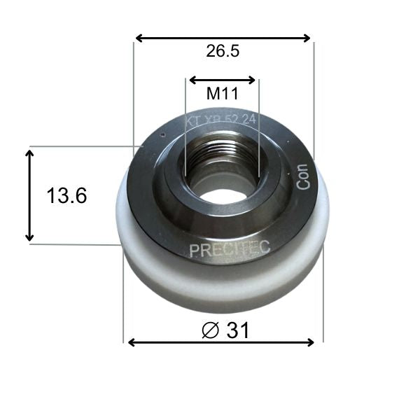 Precitec P0595-94097 with measurements