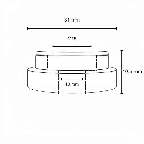Genuine Ceramic Nozzle Holder - DE KT X M15