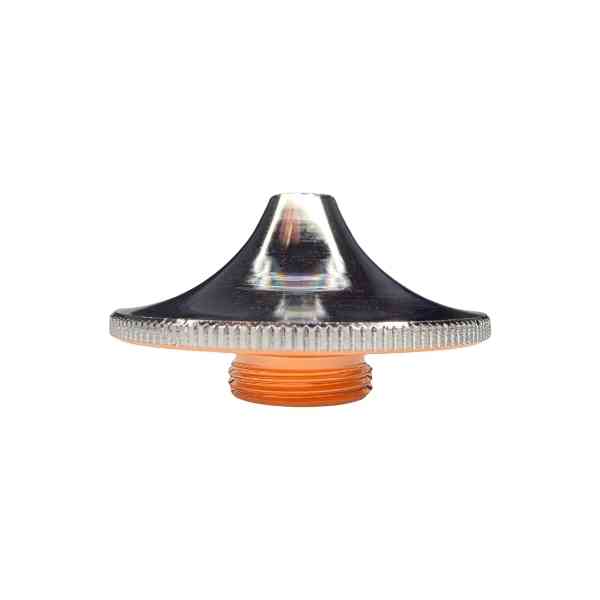Nozzle, Precitec Compatible, D28-H15-M11, Fast-Cutting Concave (10-Pack) - 1.6mm - Chrome (Double)