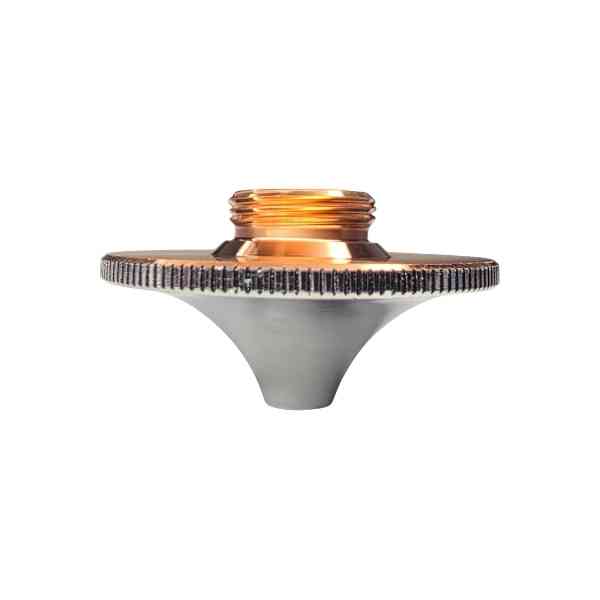 Nozzle, Precitec Compatible, D28-H15-M11, Fast-Cutting Concave (10-Pack) - 1.6mm - Chrome (Double)