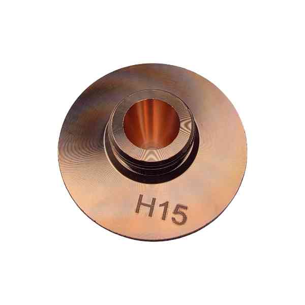 Nozzle, Raytools Compatible, D32, H15, M14 (10-Pack) - Single Chrome - 4.0mm