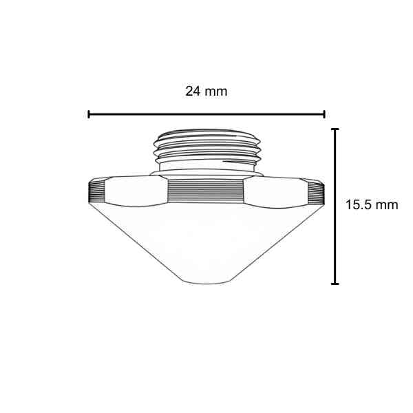 DOUBLE EAA NOZZLE Ø 0.8