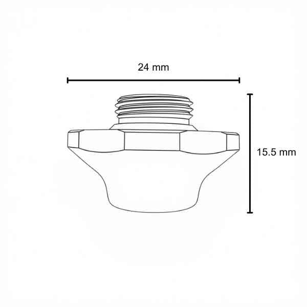 DOUBLE NOZZLE EAU Ø10.0