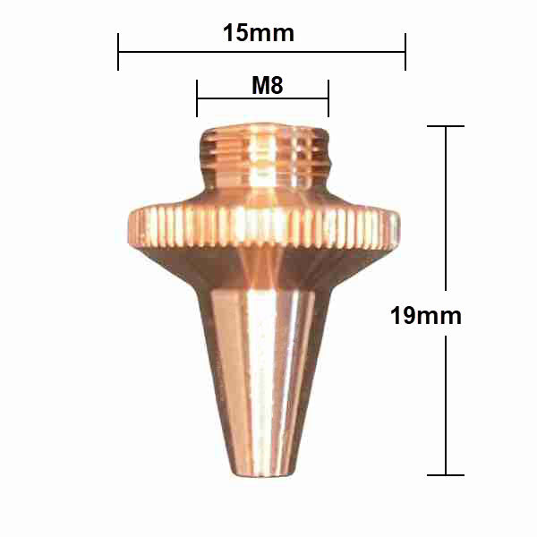 Nozzle, D15-H19-M8 (10-Pack)