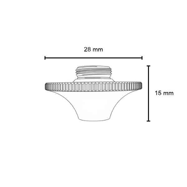 HSG Booster Nozzle, D28-H15-M11 (10-Pack) - 5.0mm