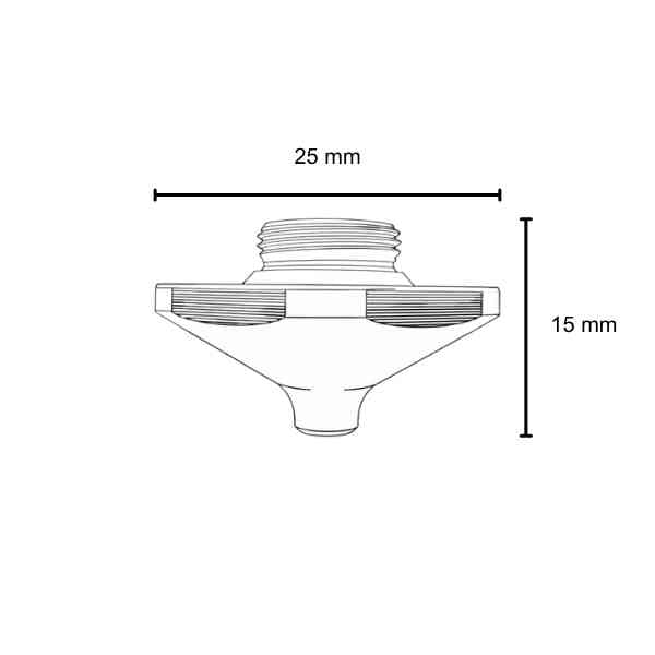 Nozzle Bodor, D25-H15-M11 (10-Pack) - Single - 2.0mm