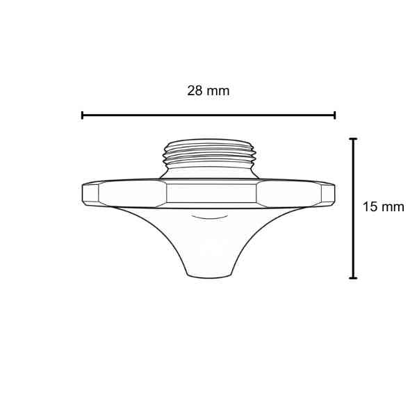 BOCI SP-S Nozzle Chrome 1.8mm 10 Pack
