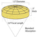 Lens Ophir: 1.5 Diameter 7.6Mm / 0.30 Thick 5.0 Fl Plano-Convex Standard Coating