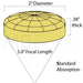 Lens Ii-Vi: 2.0 Dia .38 Thick 5.0 Fl Plano-Convex Standard Coating