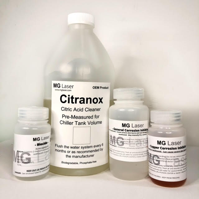 Pre-Measured Chiller Water Additive Kit With Citranox - 50 Gallon Tank Maintenance